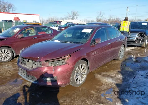 2013 Honda Accord Sport from USA, damaged, VIN 1HGCR2F57DA242092